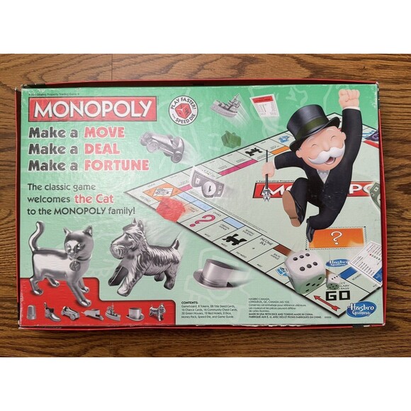 Monopoly Hasbro Gaming Fast-Dealing Property Trading Game‎  2014 - Picture 13 of 13